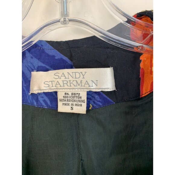 Vintage Sandy Starkman Sequin Blazer Abstract Art Plants EUC Size Small - Picture 3 of 7